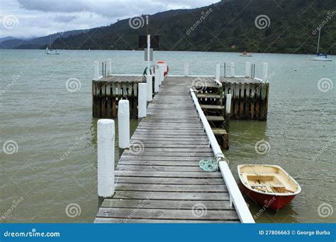 Moored boat stock image. Image of outdoors, island, jetty - 27806663