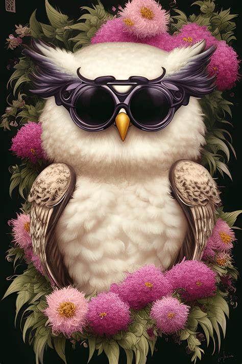 Adorable Happy Fluffy Baby Owl Creative Fabrica