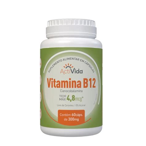 Vitamina B Cianocobalamina C Psulas Mg Activida Sbe Shopee