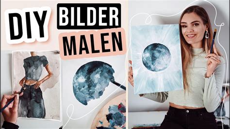 Bilder Malen Diys Gegen Langeweile Anf Nger Tutorial I Mjette