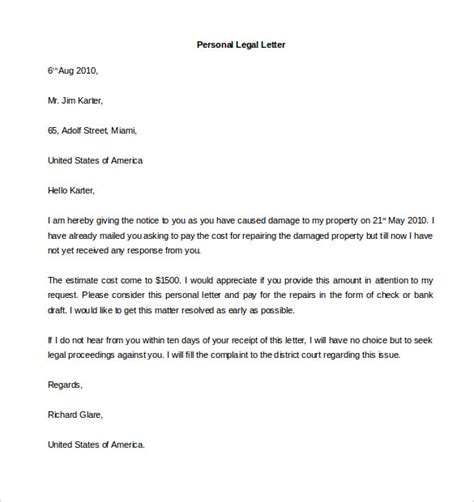 40 Personal Letter Templates Pdf Doc Free And Premium Templates