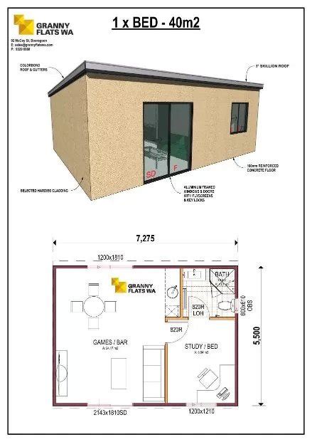 Granny Flat Floor Plans Bedroom Floor Roma