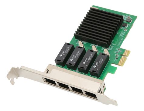 Tarjeta De Red Pcie Nic Puertos Rj Pci Express Ethernet Cuotas