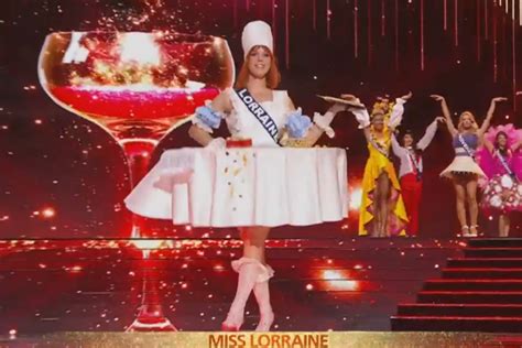 Miss France 2024 La Robe En Forme De Table De Miss Lorraine Fait Réagir