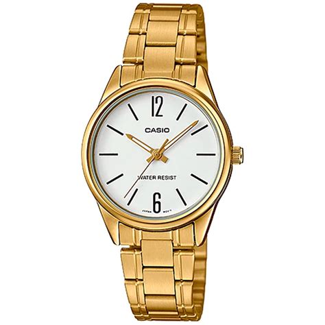 Relógio Casio Feminino Ltp v005g 7budf Dlumian