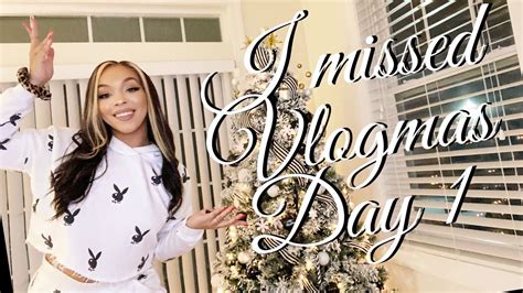 I Missed Day 1 Of VLOGMAS 2020 Xmas Tree Decor And Photoshoot Reveal