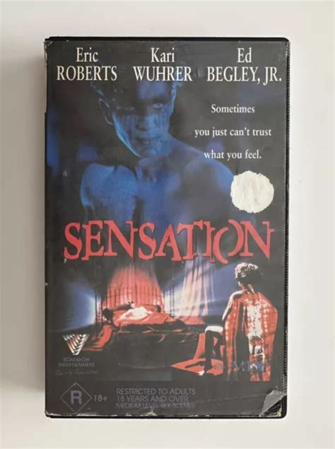 SENSATION VHS ROADSHOW Ex Rental Big Box Video Tape Kari Wuhrer 1994