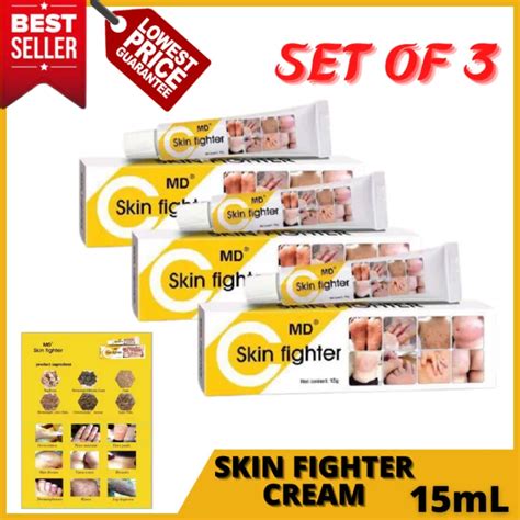 Set Of Original Md Skin Fighter Cream For Skin Allergies Or