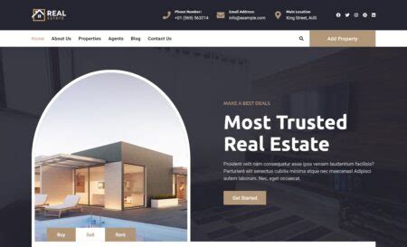 Best Free Real Estate Wordpress Themes Webprecis