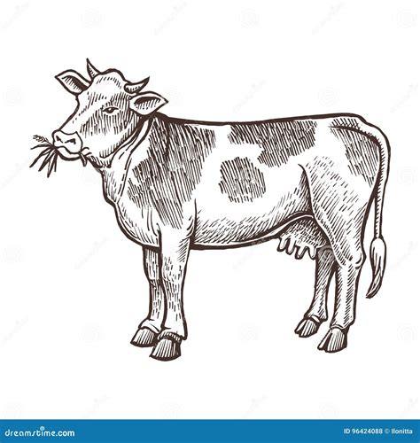 Cow Sketch Black And White Informacionpublica Svet Gob Gt