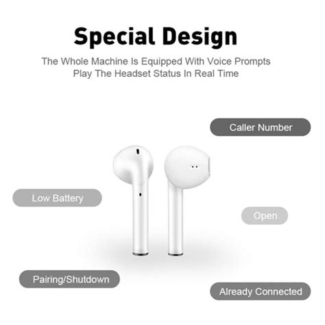 I11 Tws Mini Bluetooth Earbuds Wireless Earphones Stereo Touch Control With Mic Dropshipper