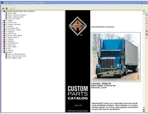 International Truck Spare Parts Catalogue