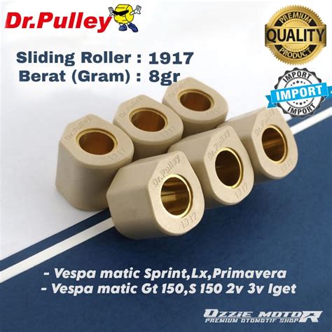 DR PULLEY 1917 SLIDING ROLLER VESPA MATIC LX S 125 150 SPRINT PRIMAVERA