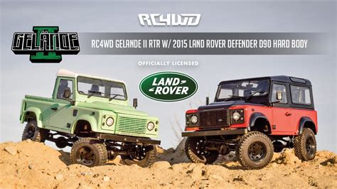 RC4WD Scale Crawler Gelände II Land Rover Defender D90 RTR 1 10 Alltron