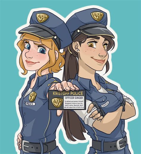 Kristoff Police Nadia And Ginger By Xxmemoriezxx On Deviantart Police Police Officer