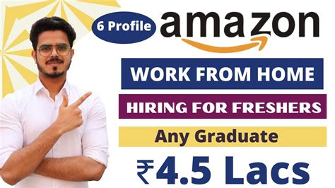 Work From Home Amazon Hiring Freshers Full Time Job Jobs For