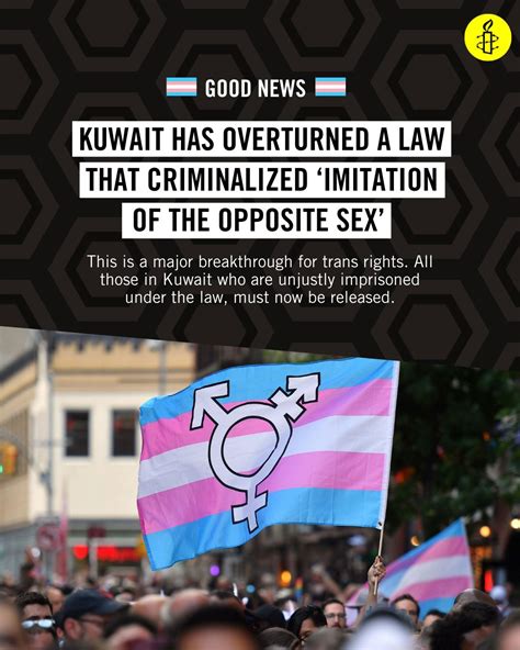 Kuwait Overturns Law Criminalising ‘imitation Of Opposite Sex’ 2 48am