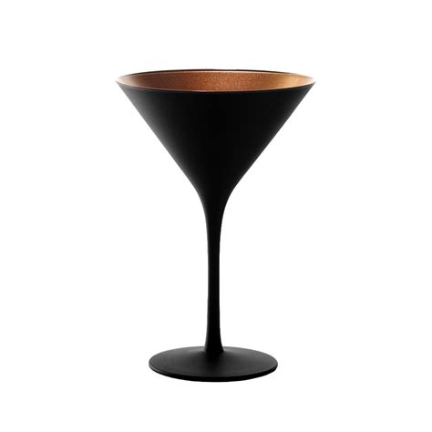 Stolzle Olympic Cocktail Glass 240ml Black Bronze X 6