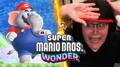 Super Mario Bros Wonder Reveal Trailer Reaction Youtube