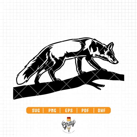 Fox Svg Foxes Png Cli Part Cricut Eps Pdf Dxf Png Fox Clip Art