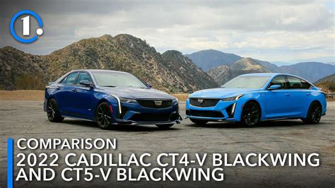 2022 Cadillac Ct4 V And Ct5 V Blackwing Review Two Great Sedans One