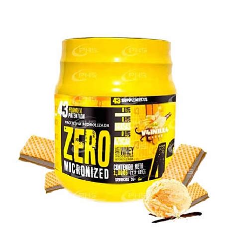 43 SUPPLEMENTS ZERO PROTEINA HIDROLIZADA 1 KG Suplementos Capital