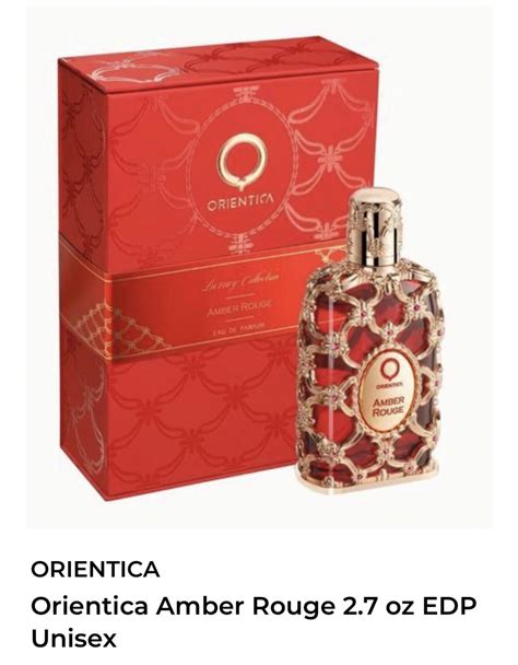 Al Haramain Orientica Amber Rouge Unisex Eau De Parfum Spray Bazail