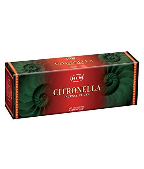 New Hem Citronella Hexa Incense Stick 6packs X 20 Sticks 120 Sticks