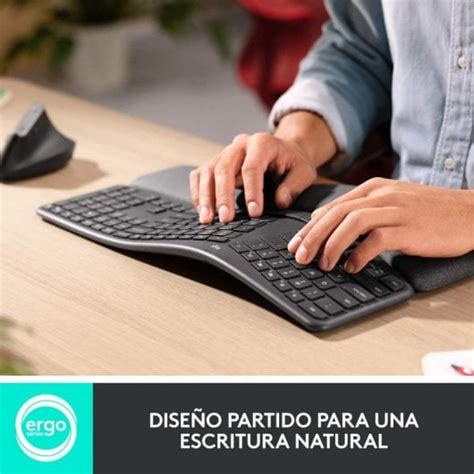 Logitech Ergo K Teclado Ergon Mico Usb Bluetooth Preto