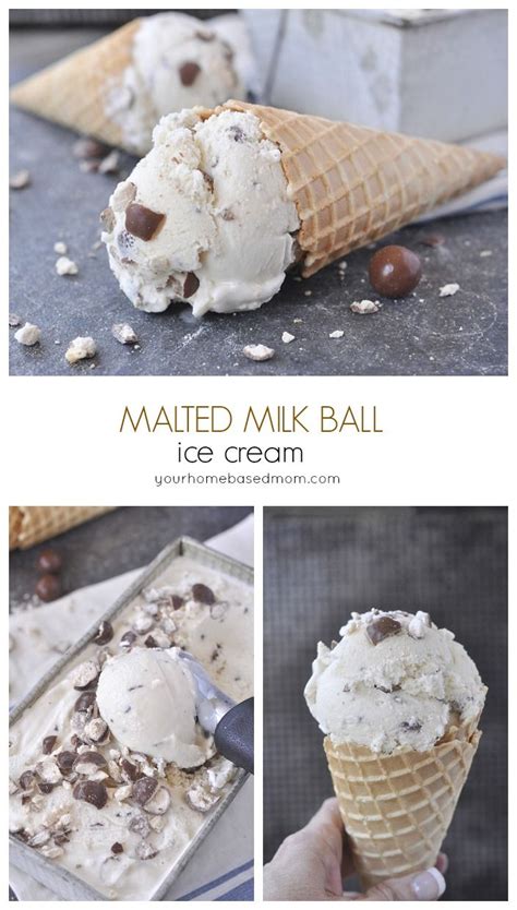 Malted Milk Ball Ice Cream | Recipe | Malted milk, Malted milk balls, Delicious desserts