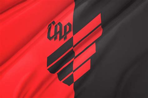 Bandeira Athletico Paranaense Dupla Face 145x85 cm Atlético