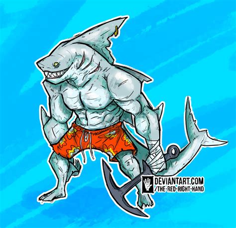 Man Eater Shark by The-Red-Right-Hand on DeviantArt