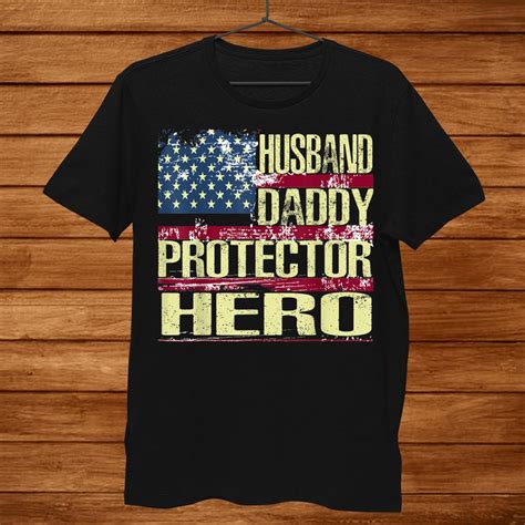 Husband Daddy Protector Hero Shirt Teeuni