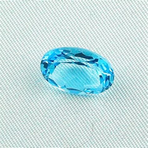 Echter 5 81 Ct Blautopas Swiss Blue Oval Cut