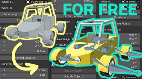 Ue4 Vehicle Rigging Addon For Blender