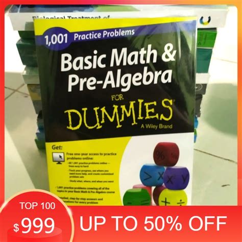 Jual Buku Basic Math Pre Algebra For Dummies Shopee Indonesia