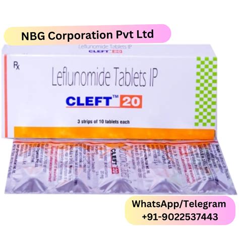 Leflunomide Tablets IP Strength 10 Mg At Rs 242 9 Stripe In Nagpur