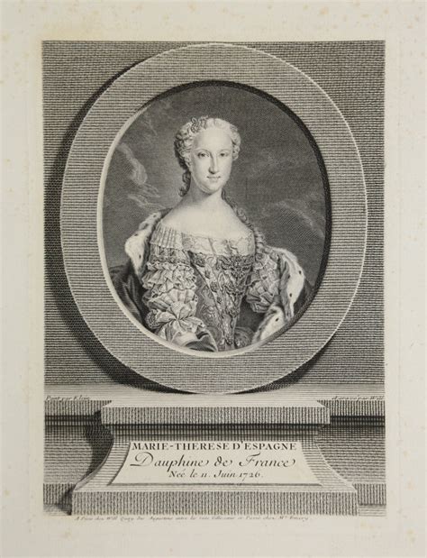 Bildnis Der Maria Theresia Rafaela Von Spanien In Oval Darunter