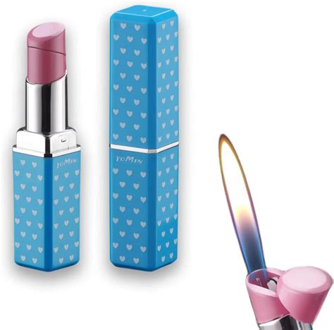 Lady Lipstick Butane Lighter Lipstick Lighter For Women Refillable Flame Lighter For Lady T