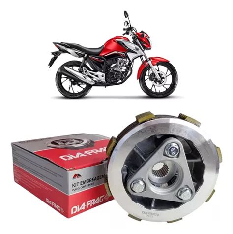 Kit Embreagem Completa Honda Cg Fan A Diafrag Frete Gr Tis