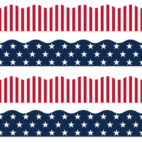 Buy Whaline Ft Th Of July Bulletin Board Border Sheet Patriotic