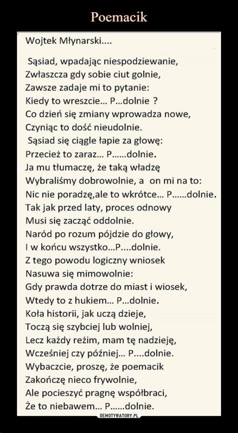 Poemacik Demotywatory Pl