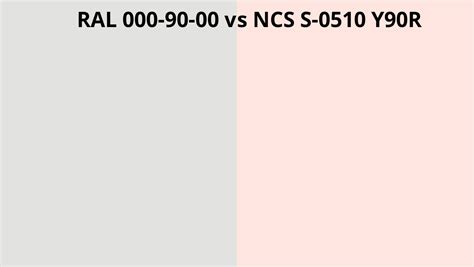 Ral 000 90 00 Vs Ncs S 0510 Y90r Ral Colour Chart Uk