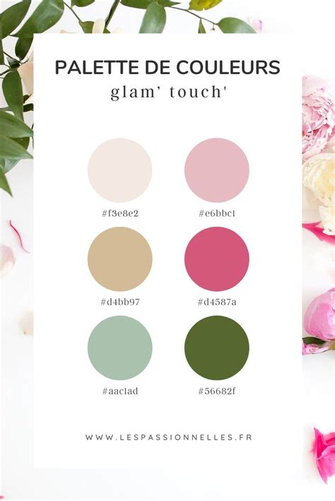 Palette De Couleurs Romantique Wedding Planner Palette Couleur Mariage Palette Palette De