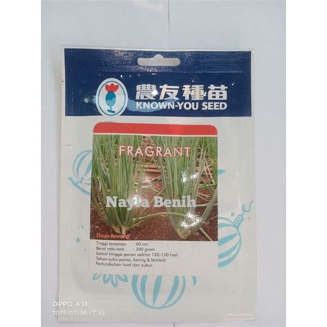 Jual Benih Loncang FRAGRANT Kemasan 10 Gram Know You Seed Shopee