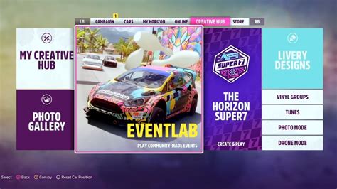 How To Unlock The Event Lab Feature In Forza Horizon