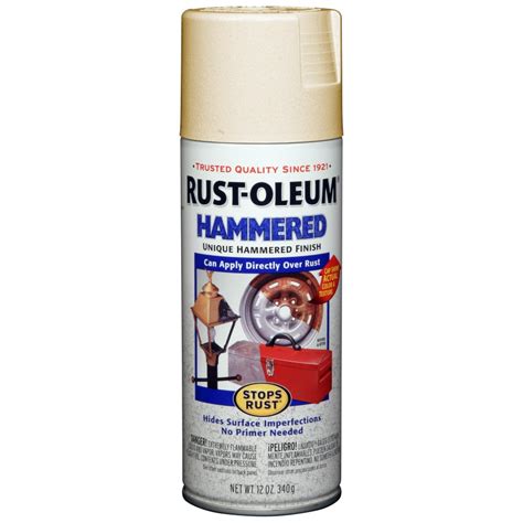 Rust Oleum Oz Hammered Ivory Gloss Spray Paint At Lowes