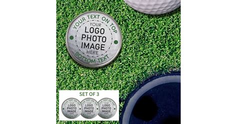 Personalized Golf Ball Photo or Logo Custom Golf Ball Marker | Zazzle