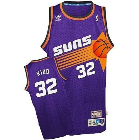 Maillot Basket Phoenix Suns 32 Jason Kidd Soul Swingman Road Homme