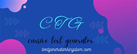 Cursive Text Generator